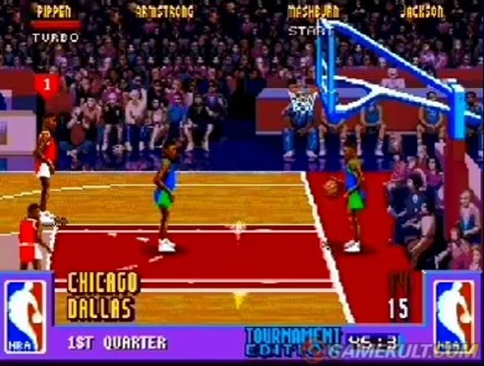 petite partie de nba jam